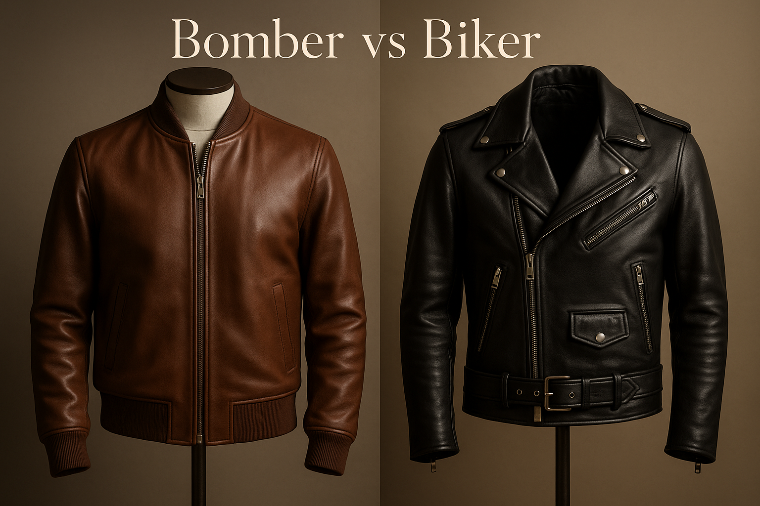 Bomber vs. Biker Jackets: Which Suits You Best?